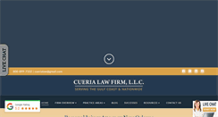 Desktop Screenshot of cuerialawfirm.com